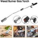 Propane Burner Weed Torch - Lightweight Stainless Steel Torch for Cooking, Weed Burning, and Charcoal Starting