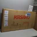 KASARO PU 3D Faux Stone Wall Panels, 4 PCS Wainscoting Panel for Interior Wall Decor, Cement Texture Accent for Home, Office, 47.2×23.6inch, Cement Grey