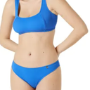 Blue Queen Women's 2 Piece Bikini Set High Cut Swimsuit Athletic Sporty High Waist Bathing Suit Bright Blue XL