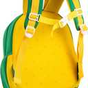 Lightweight and breathable children's dinosaur schoolbag, made of SBR diving fabric, suitable for kindergarten backpacks (green, Small)
