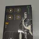 L LOHAS LED Night Light Plug in, Modern Night Lights Plug into Wall, Dusk to Dawn Sensor, Soft White 3000K, 0-100LM Adjustable Brightness, Dimmable Night Lights for Hallway Bedroom Stairway, 2 Pack