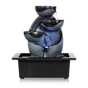WICHEMI Indoor Water Fountain with LED Rolling Ball - Tabletop Zen Meditation Fountain

for Home, Bedroom or Office