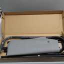 Amazon Basics Breathable Cooling Elevated Dog Bed with Durable Metal Frame, Medium, 43 x 26 x 7.5 Inch, Grey