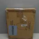 Durable Round Toilet Seat with Slow Soft Close - Easy to Install and Clean, Never Loosens - White, Fits Most Round Toilets