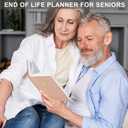 3 x End of Life Planner, Spiral Estate Planning for Senior, Final Arrangements Just in Case I Die Book Organizer, Will Preparation, Last Wishes & Funeral Planning Notebook for Beneficiary, Death Planner Organizer, 7x9.3"