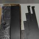 Expandable 4-Tier Step Spice Rack Organizer for Kitchen Cabinet Modern Design and Non Skid Space Saving Storage Shelf for Countertop Cabinets Pantry(1Pack/Black)