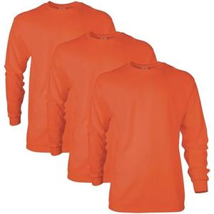 Gildan Adult Ultra Cotton Long Sleeve T-Shirt, Style G2400, Multipack, M