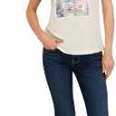 Spyder Women's Boulder Colorado Graphic Short Sleeve Tee T-Shirt (Beige, M)