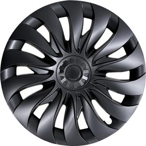 Wheel Cover for Tesla Model 3 Highland (2023-2025) 4PCS Hubcaps for Tesla Model 3 18 Inch Model 3 Wheel Cover Rim Cover Full Cover Hubcaps Model 3 Accessories (New Storm)