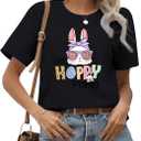 Women's Festival T-Shirt - Funny Holiday Graphic Tee, Valentine's St. Patrick's Easter Mother's Day Print T-Shirt (XS)