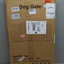 Freestanding Foldable Dog Gate with Door, 30" Tall, Up to 70" Wide