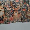 SIXWOOD William Morris Forest Animal Canvas Wall Art 3-Piece, 16"x24" Each