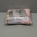 AmazerBath Blush Pink Shower Curtain Fabric, Waffle Shower Curtain Heavy Duty 240GSM, Hotel Quality Bathroom Shower Curtains, 72 x 72 Inches