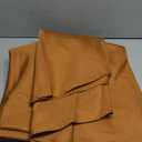 Sancua Round Tablecloth 90 Inch Light Brown- Water Resistant Spill Proof Washable Polyester Fall Table Cloth Decorative Fabric Table Cover for Dining Tables, Thanksgiving Parties and Camping, Bronze