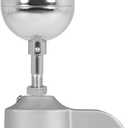 Flagpole Truck with Nylon Pulley and Aluminum Flagpole Ball Topper Ornament, Fit Standard USA Flag Poles of 1.6" to 2" Diameter, Fit for LED Pole Lights (Silver)