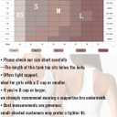 Danysu V Neck Racer Back Tank Top for Women Padded Ribbed Long Tank Fitted Basic Cami Tops (White, M)