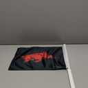 Rico Industries NCAA Arkansas Razorbacks - Black Car Flag with included Pole 16 x 19.5"