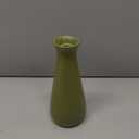 Ceramic Olive Oil Dispenser with Self-Closing Gold Spout - 530 ML Capacity Matte Green Ceramic Oil Dispenser for Kitchen - Leak Proof EVOO Dispensing Bottle - Stylish, Ergonomic, Durable, Easy Pour