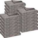 12 Pieces Moving Blankets Bulk 39 x 71 Inch Soft High Tensile Strength Cotton Fiber Packing Shipping Pads for One Time Moving High Tensile Strength Storage Blankets