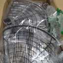 SEIRIONE Rustproof Shower Corner Caddy Organizer for Bathroom,Tension Pole with 4 Baskets, for Bathtub Storage Rack, 34 to 116 Inch Height, Bronze