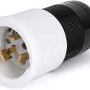 50 Amp Twist Lock Plug,50 Amp Generator Plug Male,125/250 VAC Generator Power Cord Connector