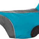 Embark Adventure Dog Raincoat - Lightweight, Reflective Waterproof Rain Jacket for Dogs Rain Coat for Dogs Waterproof - Medium Dog Rain Coat |Dog Rain Jacket| (Blue) (Blue and Grey)
