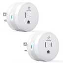 EIGHTREE Smart Plug 2025 Upgrade to 15A, Bluetooth & Wi-Fi Outlet Plug Dual Connection, Voice Control, Remote Control Outlet Timer Indoor, Smart Plugs That Work with Alexa & Google, 2.4GHz Wi-Fi Only