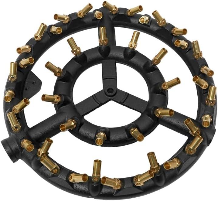 Propane Jet Burner with 44 Brass Tips for Camping Stove and Turkey Cooking GB-44 LP(Propane Gas 44 Tips)