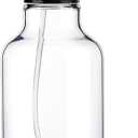 Plastic Spray Bottles 12oz Mist Continuous Spraying Bottle Heavy Duty Empty Water Spray Bottles for Hair, Cleaning Solutions, PlantsEssential Oils 1 Pack (Clear-1pc)