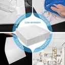 Art3d 12-Pack Stucco Texture Drop Ceiling Tiles 2x2 FT - Fire-Rated, Waterproof, Reusable - Premium PVC 24x24 Inch Ceiling Panels for Living Room Kitchen Bathroom Basement Office, White, 24*24 12pcs