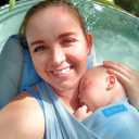 Water Baby Carrier, Baby Sling Carrier, Baby Wrap for Newborn, Infant, Toddler, Breathable Lightweight Stretch Mesh Water Sling, Nice for Summer, Pool, Beach, Swimming, Lakeblue