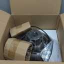 zeyu Farmhouse Pendant Light, 1-Light Industrial Hanging Light Fixture 11-inch, Oil Rubbed Bronze Finish, 016-1 ORB (Medium, 1 Pack)