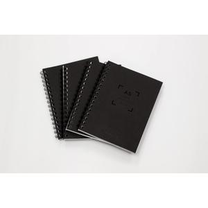 Livescribe A5 Spiral Smart Ruled Notebook for LivePen and Echo 2 Smart Pens | 6.3 in x 8.3in | 4-Pack | Black | ANX-00003