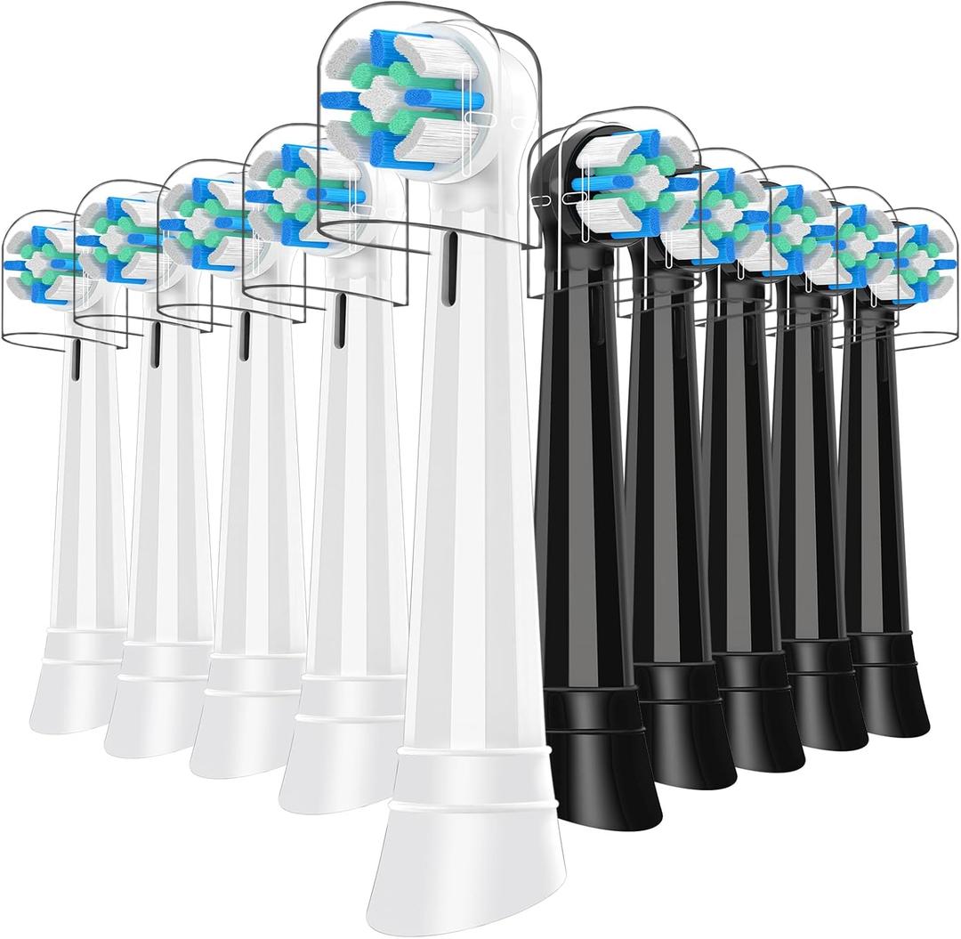 10PACK Replacement Heads Compatible with Oral B iO 3 4 5 6 7 8 9 10 Series Electric Toothbrush,Toothbrush Heads Compatible with Oral-B iO Replacement Heads, Medium Bristles for Effective Cleaning