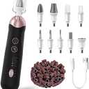 Professional Manicure Pedicure Kit, Cordless Electric Nail File Set, Rechargeable Pedicure Tools for feet, 5 Speeds Hand Foot Care Nail Drill for Thick Nail Toenail Cuticle Women Men Baby Pets