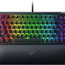 Razer BlackWidow V4 75% Mechanical Gaming Keyboard: Hot Swappable Design - Compact & Durable - Orange Tactile Switches - Chroma RGB - Roller & Media Keys - Wrist Rest Snap Tap - Black