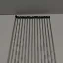 Ahyuan Roll up Dish Drying Rack Over The Sink Kitchen Roll up Sink Drying Rack Stainless Still Portable Drainer Foldable Dish Rack (Black, 17.8''X11.8'')