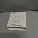 Open Ear Wireless Earbuds Bluetooth 5.4 Headphones, 50H Playtime Stereo Earphones with ENC Noise Cancelling, IPX7 Waterproof Ear Buds with Ergonomic Earhook for Sports/Fitness/Travel/Workouts (Black)