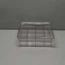 Socks Underwear Drawer Organzier Dividers, 16 Compartment Removable Divided Plastic Storage Bin with Lid, Storage Organizer for Scarves Ties Bras, Clear Dresser Drawer Organizers (Large-16 Grids)