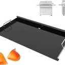 Full Size Griddle Insert for Blaze Grill 4/5 Burner Gas Grill, Non-stick Flat Top Griddle Plate Replacement for BLZ-4LTE BLZ-5 Summerset Sizzler 32"" & 40'', RCS RJC32A, 29''L x 17.9''W Carbon Steel