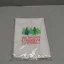 Christmas Tree Kitchen Towels, Tree Tops Glisten and Children Listen to Nothing Christmas Hand Towels, Christmas Kitchen Bathroom Decor, 16x24 Inches