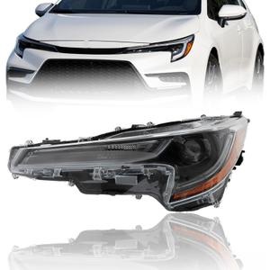 munirater Headlight Assembly Replacement for Corolla LE 2023 Left Headlamp Driver Side 81150-02Q70