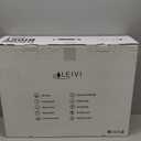 LEIVI Electric Bidet Toilet Seat with Wireless Remote and Side Panel, Multiple Spray Modes, Adjustable Heated Seat, Warm Water and Air Dryer, Auto LED Nightlight, Elongated (White)