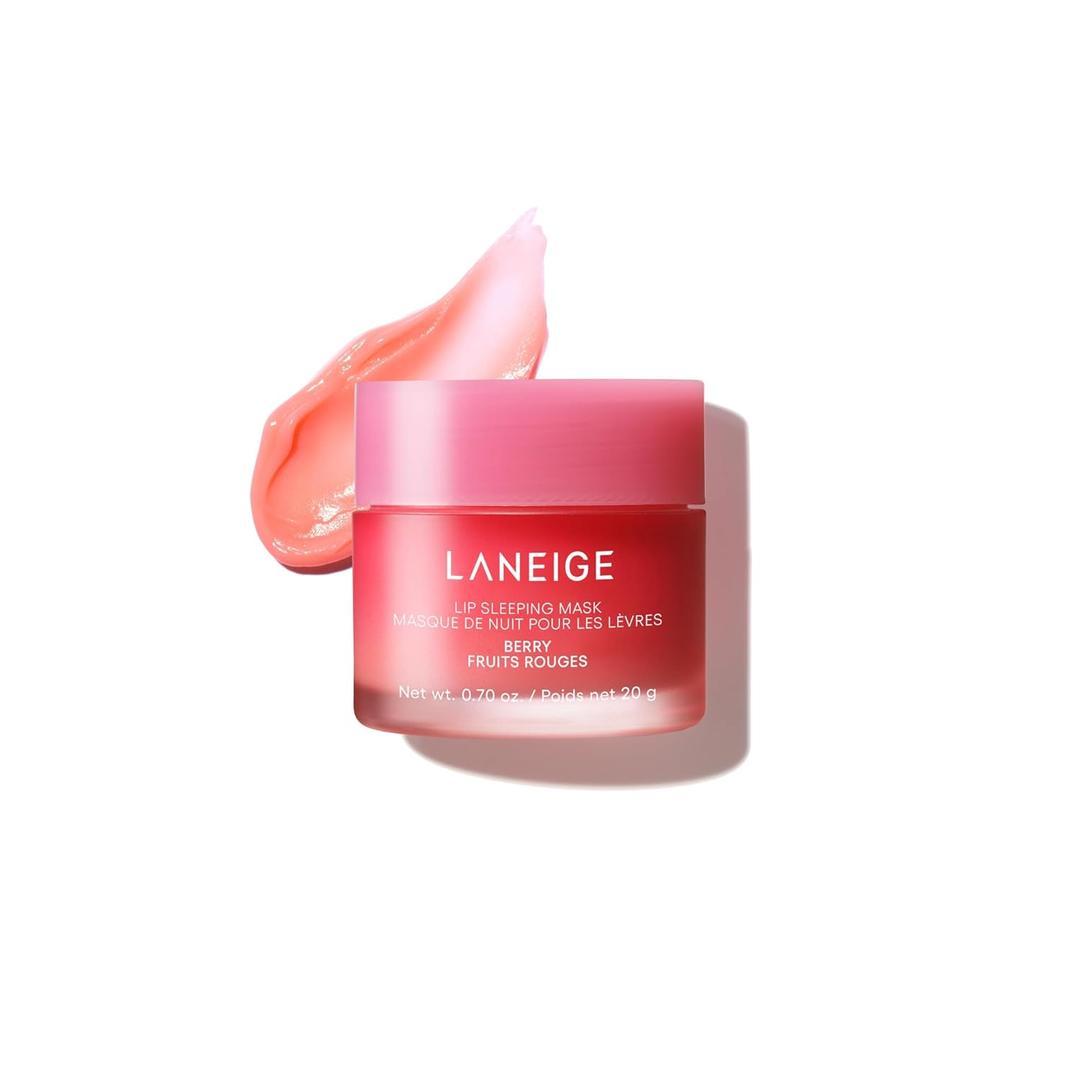 LANEIGE Lip Sleeping Mask: Nourish, Hydrate, Vitamin C, Murumuru & Shea Butter, Antioxidants, Flaky, Dry Lips