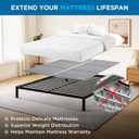 Meliusly Heavy Duty Bunkie Board Queen Size (60x80) - Non-Slip Breathable Bed Support Board for Slatted Bed Frame, Anti-Sag Under Bed Support, Noise Minimizing Moisture Resistant Bed Board