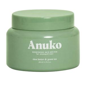 Anuko Hair Butter, Nourishing Treatment Mask for Damaged Hair, Shea Butter & Green Tea, Korean Hair Care, 6.7 oz