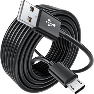 10FT Long PS4 Charger Cord for Xbox One Controller,PS4 Charging Cable,Micro USB Cable for Xbox One S/X Slim Elite Controller,Dualshock 4 Data Cord Wire for Sony PlayStation 4 Controller Games Console