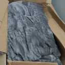 Cottonblue Weighted Blanket 17 lbs Queen Size, Flannel Shaggy Sherpa Weighted Blanket for Adults Comfortable Weighted Blankets for Calming and Relax, Bed Sofa Heavy Blankets, 60x80 inches, Grey