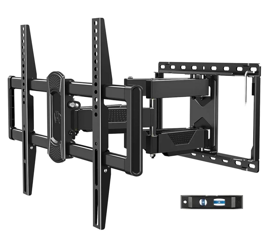 Mounting Dream UL Listed TV Wall Mount for Most 42-84 Inch TV, Full Motion, with Swivel and Tilt, TV Bracket with Articulating Dual Arms, Fits 16inch Studs, Max VESA 600X400 mm, 100 lbs,MD2617