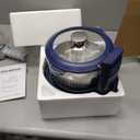 3L Low Carb Rice Cooker, Multifunctional Auto-Lift Low Sugar Rice Cooker (Blue)